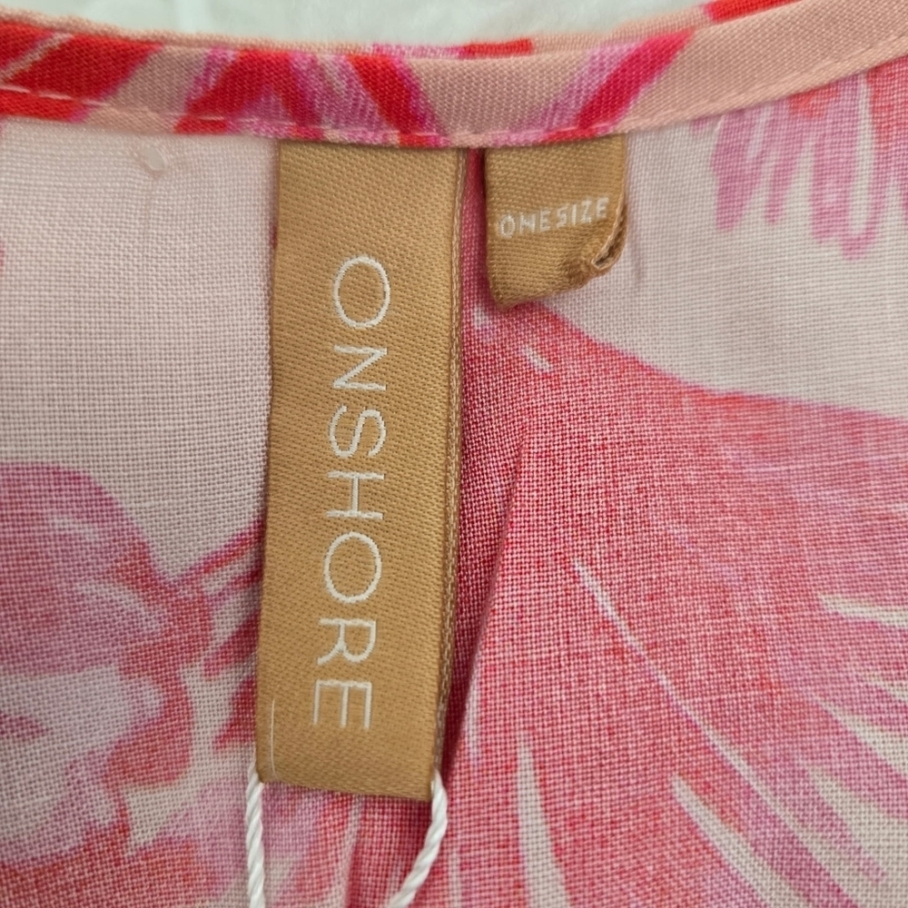 Onshore One Size Floral Print Dress Swim Cover Up. New. - Picture 8 of 8